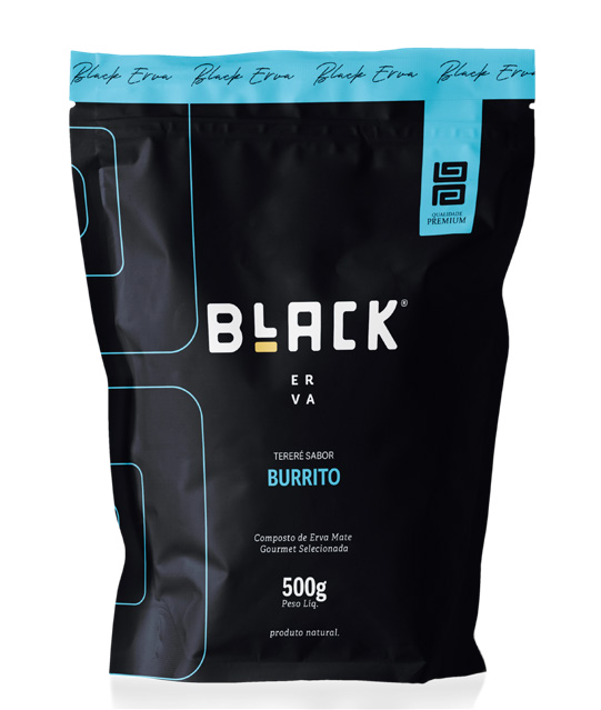 Embalagem Black Erva BURRITO